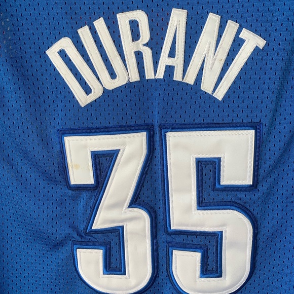 Adidas ClimaCool (XXL) Kevin Durant #35 Oklahoma City Basketball Jersey - Picture 6 of 7